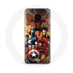 &Uuml;mbris Samsung Galaxy A8 Plus Avengers Invaders Muistsed s&otilde;durid