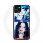 Coque pour Iphone 13 Mini Blackpink Groupe K-pop Filles Lisa et Jisoo Lovesick girls poster the album