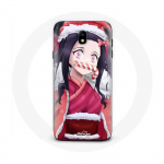 &Uuml;mbris Samsung Galaxy J5 2017 Anime Demon Slayer Kamado Nezuko 2023. aasta j&otilde;ulup&uuml;ha jaoks