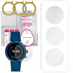 3x apgo h&uuml;drogeelekraani kaitsekile Fossil Sport jaoks, h&uuml;drogeelkile, positsioneerimiskihiga lihtne paigaldada