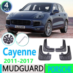 for Porsche Cayenne 92A 2011~2017 2012 2013 2014 2015 2016 Car Fender Mudguard Mud Flaps Guard Splash Flap Car Accessories black