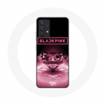 Coque - Maniacase - Samsung Galaxy A13 4G - Logo Blackpink - Wallpaper diamante - Souple