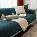 Puuvillane ja linane diivanikate Four Seasons universaalne elutoa paksendav libisemiskindel diivanipadja kate m&ouml;&ouml;bli tolmukate 70x70cm 1pcs