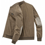 Uus s&uuml;gisene talvejope aluskrae &otilde;huke meeste mood vabaaja soe velvetist jope mantel suur suurus 5XL &uuml;ler&otilde;ivad meestele M khaki