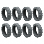 8 tk Pagasiratta katted Kulumiskindlad Paksud V&auml;hendavad m&uuml;ra Rataste kaitse V&auml;ldi kriimustusi Libisemisvastased Pagasiratta kaitsekatted Ratas