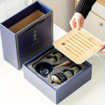 1 komplekti k&uuml;ljek&auml;epidemega automaatne teekeetmismasin kaasaskantav keraamiline majapidamiskoosolek k&uuml;laliste teekannu teetaldriku komplekt kingituseks &ndash; ideaalne koju ja kontorisse M Braised Flower Pattern