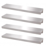 4 tk varjatud kapi k&auml;epidemed poleeritud pind Lihtne paigaldamine n&auml;htamatu m&ouml;&ouml;bel s&otilde;rme servaga t&otilde;mbab kapi k&auml;epidemeid must