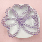 Lihtne mood k&auml;ev&otilde;ru kaelakee jaoks 5 tk DIY Ehted Aksessuaarid Mood Love Heart Akr&uuml;&uuml;l 39,6 * 36,8 mm K&otilde;rvar&otilde;ngad Peened ehted lilla