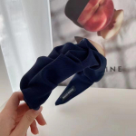 Uued moodsad juuksepaelad naiste t&uuml;drukutele Lilled &uuml;hev&auml;rvilised peapaelad Disainer laia juuksepaelaga juukseaksessuaarid peakatted must