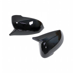 BMW New X1 U11 U12 2024 Horn Style tahavaatepeegli kate jaoks Lisa autotarvikutele 2X k&uuml;lgmiste tiibade peegli kattekaaned Gloss Black