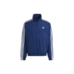 Adidas Originals Adicolor Kootud Firebird Treeningjakk Seisva Krae ja T&auml;is-T&otilde;mblukuga Meeste Pealisr&otilde;ivad Sinine IT2492 3XL blue