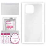 apgo Ultra Clear Protective Skin Sticker for the back compatible with Oukitel C21 Pro, Wrap Film, Hydrogel Film, Flexible, Soft TPU with positioning l