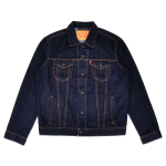 Levis SS22 &Uuml;hev&auml;rviline &Uuml;he n&ouml;&ouml;pidega Denim Jakk Meeste &Uuml;ler&otilde;ivad Must 72334-0134 S