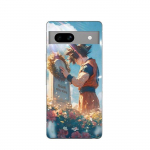 Telefoni&uuml;mbris - Maniacase - Google Pixel 7a - Akira Toriyama Son Goku - Silikoon - Must must
