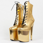 Seksikad naised K&otilde;rged kontsad Pahkluusaapad Platvormkingad &Ouml;&ouml;klubi Cosplay Pole Dance Kingad 36