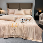 Uus Nordic Ins Pestud Suvine jahe tekk Kliimaseade &Uuml;hekordne j&auml;&auml;siidist tekk Kahekordne &otilde;huke tekk Luksuslik voodipesu Two pillowcases