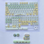 137 klahvi Big Eye Frog PBT klahvikork MOA profiilv&auml;rvi sublimatsiooniga Cherry klahvid Cherry MX Switchi DIY kohandatud mehaaniline klaviatuur