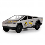 1/24 Tesla pikapi k&uuml;berveoauto Jurassic dinosauruse uue energiaga s&otilde;idukite metallist survevaluautode tagasit&otilde;mmatav sulamist m&auml;nguasjade kollektsioon 1/24-Size:22*7*7cm hall