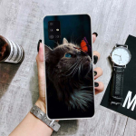 Animal Big Cat Kitten Tiger telefoni&uuml;mbris Samsung Galaxy A12 A22 A32 A42 A52 A72 A51 A71 5G A41 A31 A21 A02S M12 M21 M31 M30S jaoks Samsung A12 5G
