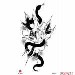 1 tk Veekindlad t&auml;toveeringud Ajutised t&auml;toveeringud Kleebis Lilled Roosid Kehat&auml;toveeringud Naistele Kunst K&auml;te t&auml;toveeringud Hunditiigril&otilde;vi maalimise t&auml;toveeringud XQB-215