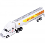 1/48 veoauto j&auml;relhaagise m&auml;nguasi, sulamist &otilde;litanker, veoauto m&auml;nguasi 1/48-Size:34.5*5*7cm valge