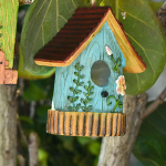 Ripplinnumaja &otilde;ues onn maamaja vaigust uudne aiakujundus koolibri pesa sinine