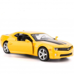 1/36 skaalaga Camaro valuautomudel, Camaro Bumblebee tsingisulamist m&auml;nguauto, tagasit&otilde;mmatavad s&otilde;idukid m&auml;nguauto v&auml;ikelastele lastele, poistele, t&uuml;drukutele, kingitus 1/36-Size:12.5*4.5*3cm kollane