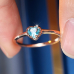 V&auml;ikesed vesisinised tsirkoonist s&uuml;dames&otilde;rmused naistele Minimalistlik s&uuml;dames&otilde;rmus &Otilde;rn roosakulla v&auml;rvi s&otilde;rmes&otilde;rmus 6 roosa kuldne v&auml;rv/vesi sinine v&auml;rv