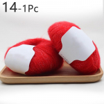 1 tk 30g moh&auml;&auml;ri heegelniit kampsunile salli kudumisl&otilde;ng Pehme mitmev&auml;rviline isetegemise n&auml;put&ouml;&ouml; 14