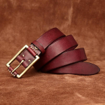 Meeste rihm, Korea stiilis lihtne mood, ehtsast nahast esimene kiht puhtast karjanahast retro teksap&uuml;kste v&ouml;&ouml; 100cm