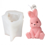 Lihav&otilde;ttep&uuml;hade silikoonvorm k&auml;sitsi valmistatud k&uuml;&uuml;nla seebivaigust &scaron;okolaadist kipsist j&auml;&auml;k&uuml;psetamiseks armsa kujuga k&auml;sit&ouml;&ouml;vormi jaoks B