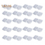 20 tk maitseainekonteiner Kahe kambriga maitseainekarp kaanega Korduvkasutatav suupistekonteiner dipikastme jaoks 20PCS