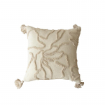 Pakis 2 kunst WoolThrow padjakatet 18x18 tolli dekoratiivne talumaja sametdiivani padjap&uuml;&uuml;r Pehme pl&uuml;&uuml;sis kandiline Boho padjap&uuml;&uuml;r 18x18 Inches-2pcs