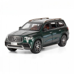 1/24 Benz GLS63 AMG skaala sulamist survevalu m&auml;nguauto mudeli simulatsioon metallist s&otilde;idukid m&auml;nguasja maastur Tagasit&otilde;mmatav heli valgusm&auml;nguasjad lastele roheline