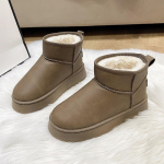 Mood Luksus Talv Naiste Saapad L&uuml;hike Pl&uuml;&uuml;s Soojad Lumesaapad Vabaaja Kingad Uued Chelsea Pahkluu Saapad Madal Platvorm Naiste Saapad 36