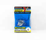 Peibutis Y-S81 Treble Hook Heavy Duty Treble Hooks Suurus 6 (8247)