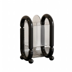 Kerge luksuslik jumestusvahend kosmeetikatoodete hoiukarbiga tualettlaud lauaarvuti kulmupliiatsiga pintslihoidja