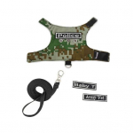 Habemega draakoni jalutusrihm roomajate veok&ouml;iega &Otilde;ues k&otilde;ndimise treeningrihm roomajatele roheline