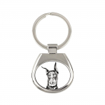 Dobermann, Doberman Pinscher, Dobie I - keychain with a dog, keychain with a print, personalized pendant from the Art-Dog brand