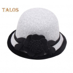 Naiste retro nokam&uuml;ts 3D lilledega kaunistus kuppel kontrastv&auml;rv l&uuml;hike &auml;&auml;rega k&uuml;lma ilmaga termiline m&uuml;ts tutvumine ostupeo peakatted veinipunane v&auml;rv