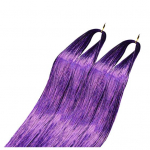 1 paar naiste hobusesaba v&auml;rvilised juuksepikendused naistele k&otilde;rge hobusesaba esilet&otilde;stetud metallik v&auml;rvikas pikk sirge s&uuml;nteetiline juuksejuuk lilla
