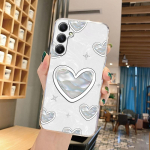 Butterfly Flower pehme l&auml;bipaistev silikoon&uuml;mbris Samsung A55 A35 M35 M34 S24 Xiaomi Redmi Note 13 Pro 13C Poco M6 kaamerale p&otilde;rutuskindel kaitsekate Samsung Galaxy A11