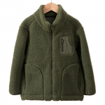 Laste pl&uuml;&uuml;sist jope soe talv k&uuml;lma ilmaga varustus lumi tuulekindel v&auml;lisriided lastele vabaaja poisid t&uuml;drukud topsid riided 180cm armee roheline v&auml;rv