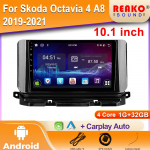 Skoda Octavia 4 A8 2019-2021 Autoraadio Android Multimeedia Video M&auml;ngija GPS Navigatsioon Carplay Puuteekraan Auto video Stereo 4 core 1GB+32GB carplay
