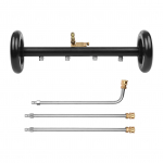 16-tolline 2-in-1 veermiku survepesuri pinnapuhastusvahend elektrilise pesuri kinnituse veehari must