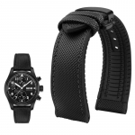 Klassikaline 20mm 21mm 22mm L&otilde;uend Nailon Seiko kelladele Kummist Rihm Veekindel Kellarihm Meestele Tissot Citizen Mido Kellatarvikud 23mm