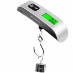 Kaasaskantav digitaalne LCD-ekraan 110 naela/50 kg elektrooniline pagasi rippuv kohver reisimine kaalub pagasikoti kaalu tasakaalustamise t&ouml;&ouml;riist 110pounds/Braided Tape