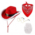 J&otilde;uluvana kost&uuml;&uuml;m J&otilde;uluvana M&uuml;ts Kindad Habeme V&ouml;&ouml; Kost&uuml;&uuml;m Rekvisiit Cosplay Peor&otilde;ivaste Aksessuaarid p&uuml;hadepidudeks One Size 1pc