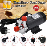 Kodu&otilde;llepruulimispump roostevabast terasest magnetpump Homebrew toidukvaliteediga k&otilde;rget temperatuuri taluv elektriajamiga pump UK Plug-220V 15RM