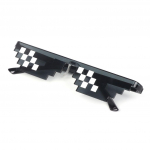 Thug Life Glasses Deal With It Prillid Pixel Women Men Black Mosaic p&auml;ikeseprillid